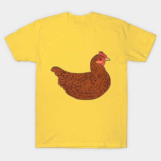 Chicken T-Shirt by Black Squirrel CT